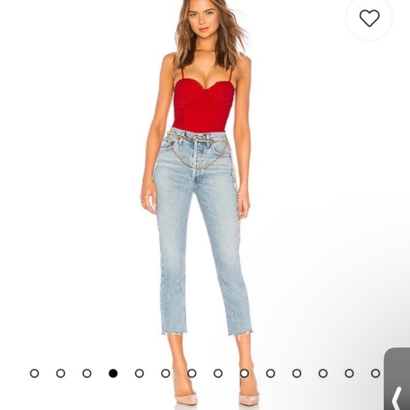 Agolde Denim - *SALE* AGOLDE Riley High Rise Straight Crop in Zephyr